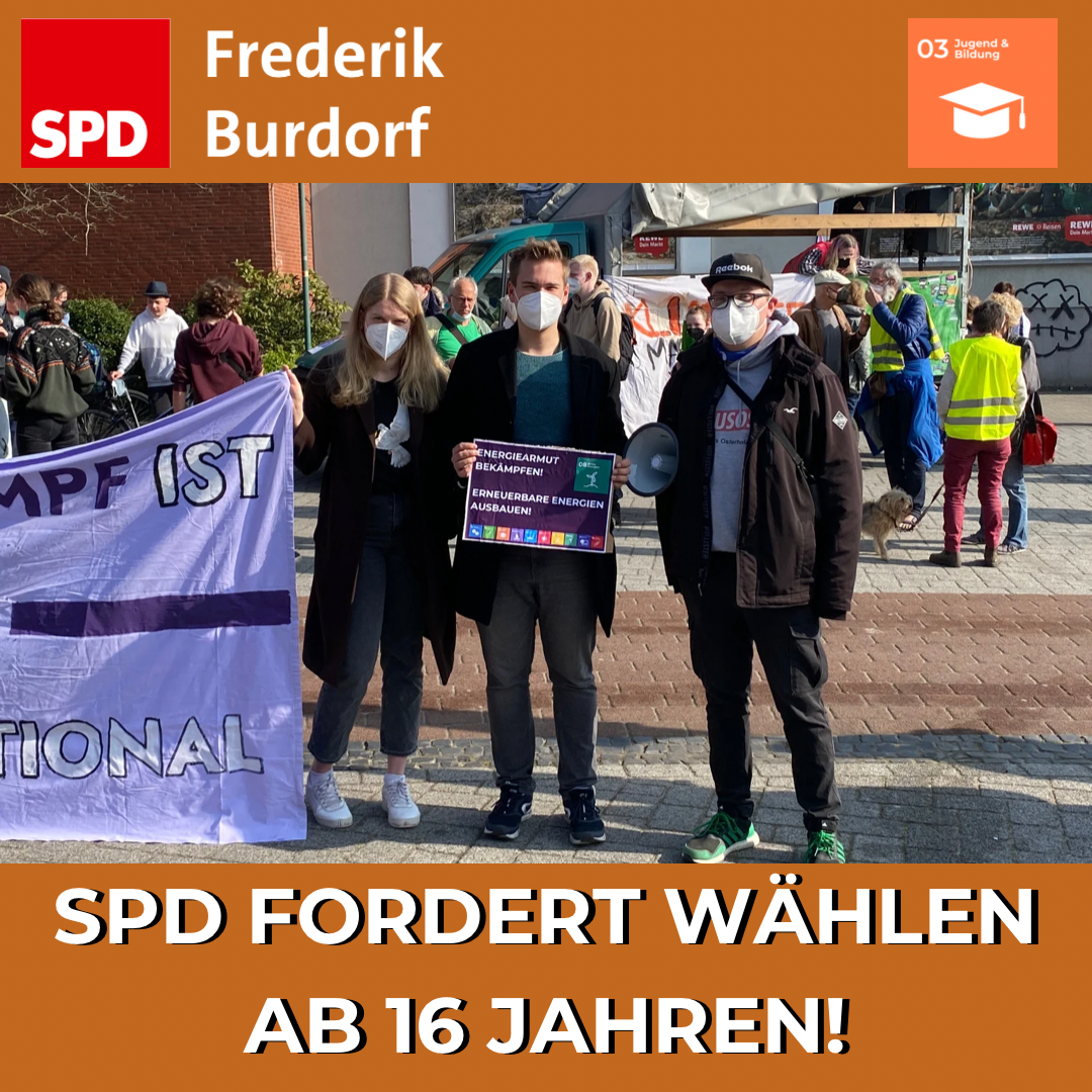 SPD fordert Wählen ab 16